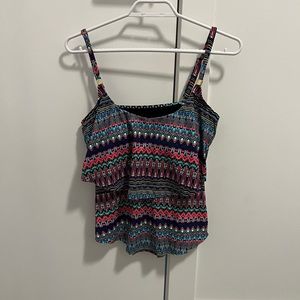 Swimco 2 Tier Tankini Top Size US S